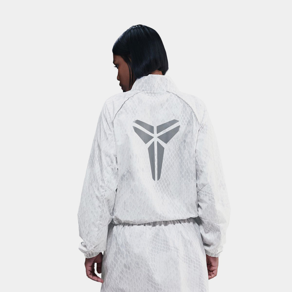 Nike Kobe Light Woven Zip Up Womens Jacket White Silver IB2718-100