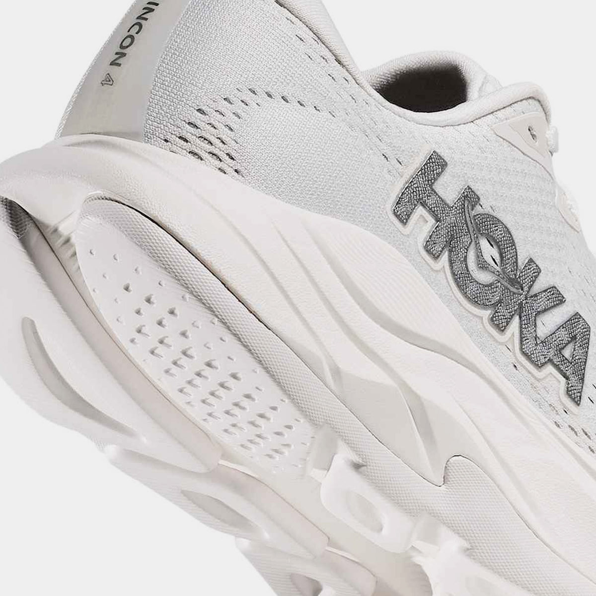 Hoka Rincon 4 Womens Running Shoes White Silver 1155131-WSLV