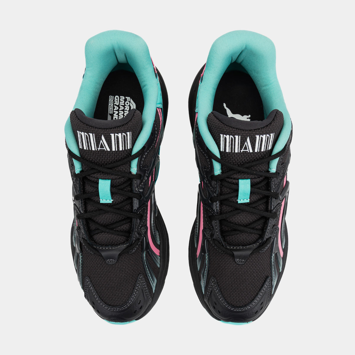 Puma Men\'s Bright Pink Athletic Sneakers with Black Wing Accent The latest Fast-R NITRO Elite 3 lands in Showtime Poison  main image 2