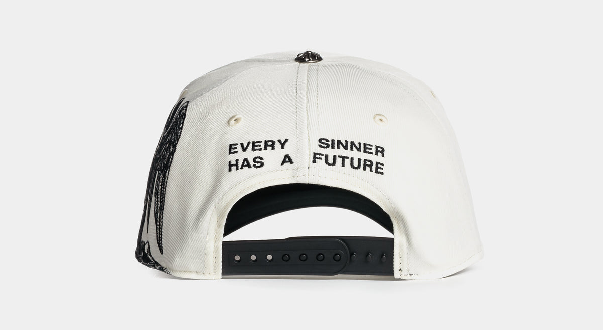 Original Sin Cross Snapback Mens Hat Cream Black OS-MARH113 – Shoe