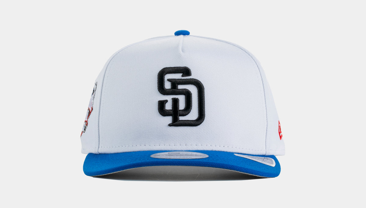 キャップ WIND AND SEA San Diego Padres x NewEra New Era San Diego Padres 950AF Curve Snapback Mens Hat White Blue