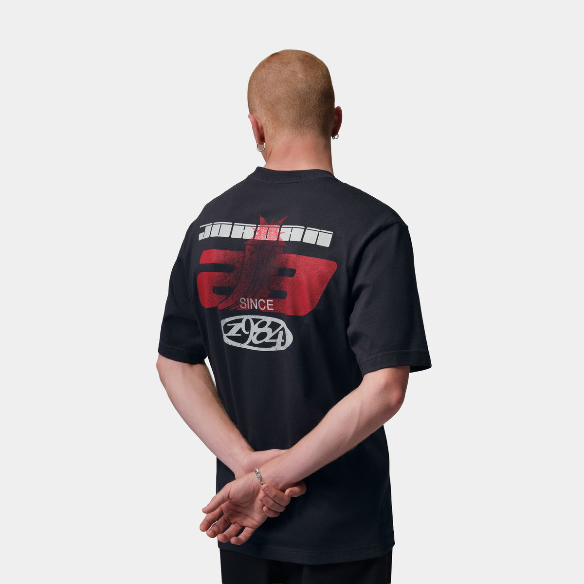 Jordan 23 Graphic Star Mens Short Sleeve Shirt Off Noir IQ1024-045