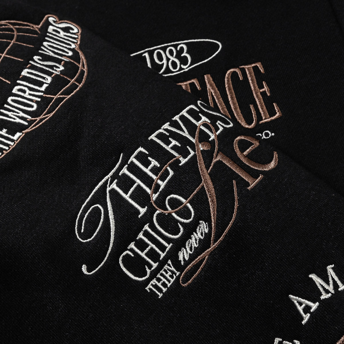 Shoe Palace SP x Scarface Chico Zip Up Mens Hoodie Black Taupe