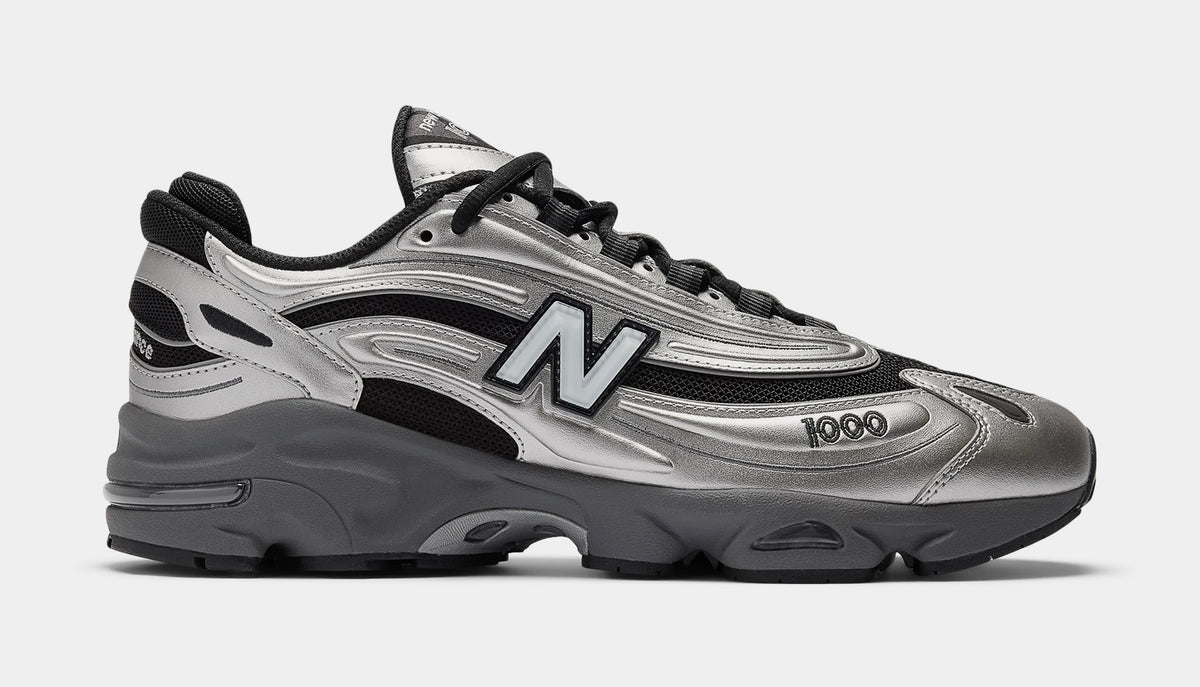 New Balance 1000 Mens Running Shoes Silver Metallic Black New Balance 1000 Mens Running Shoes Silver Metallic Black