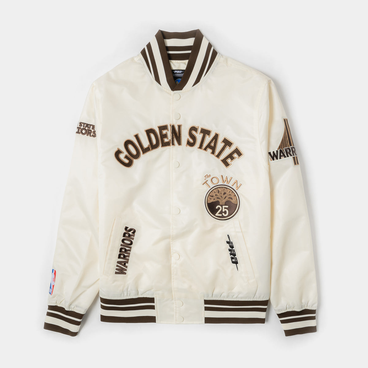 Pro Standard Golden State Warriors City Edition Satin Mens Jacket 