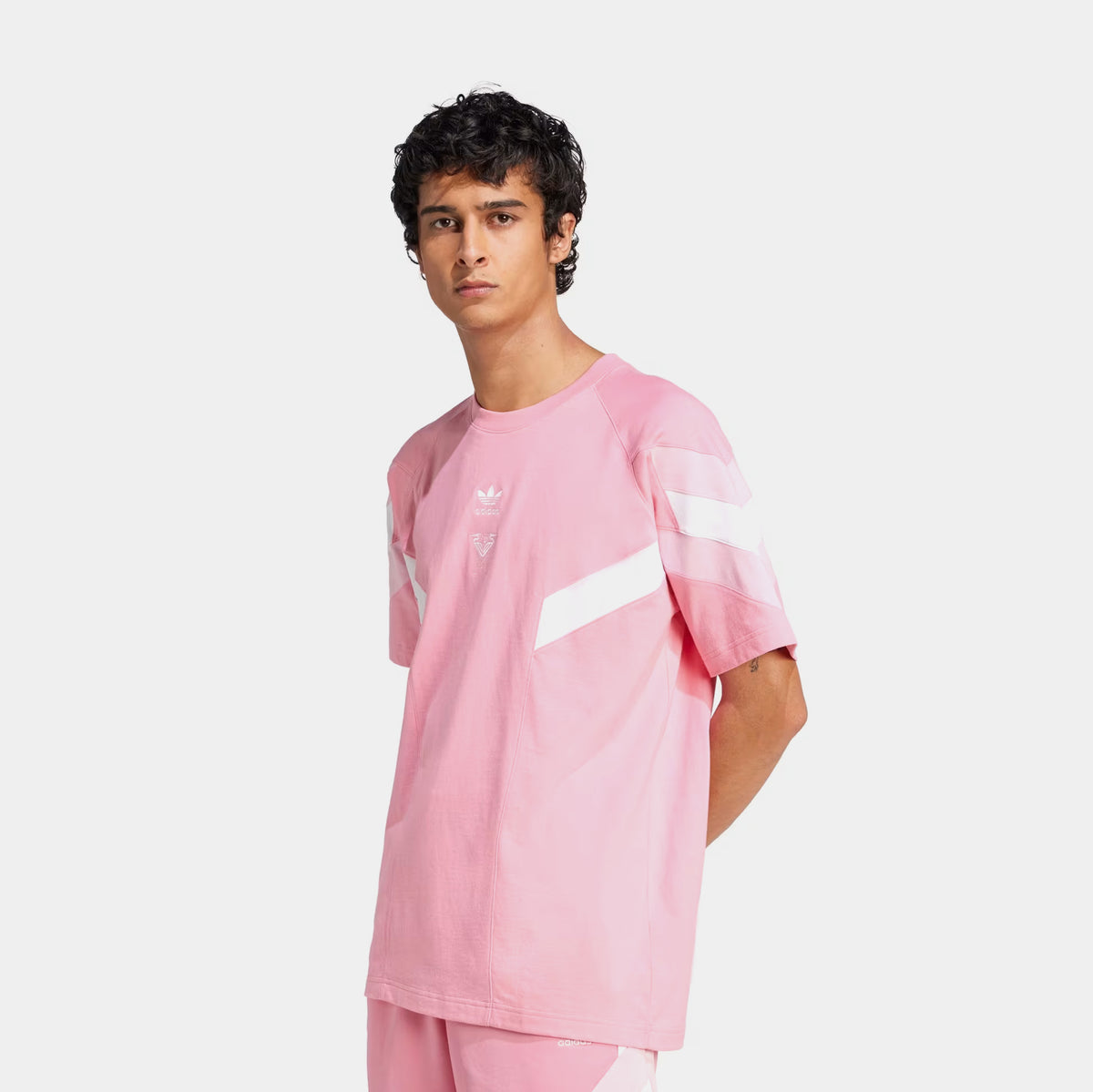 adidas Inter Miami CF Originals Mens Short Sleeve Shirt Easy Pink