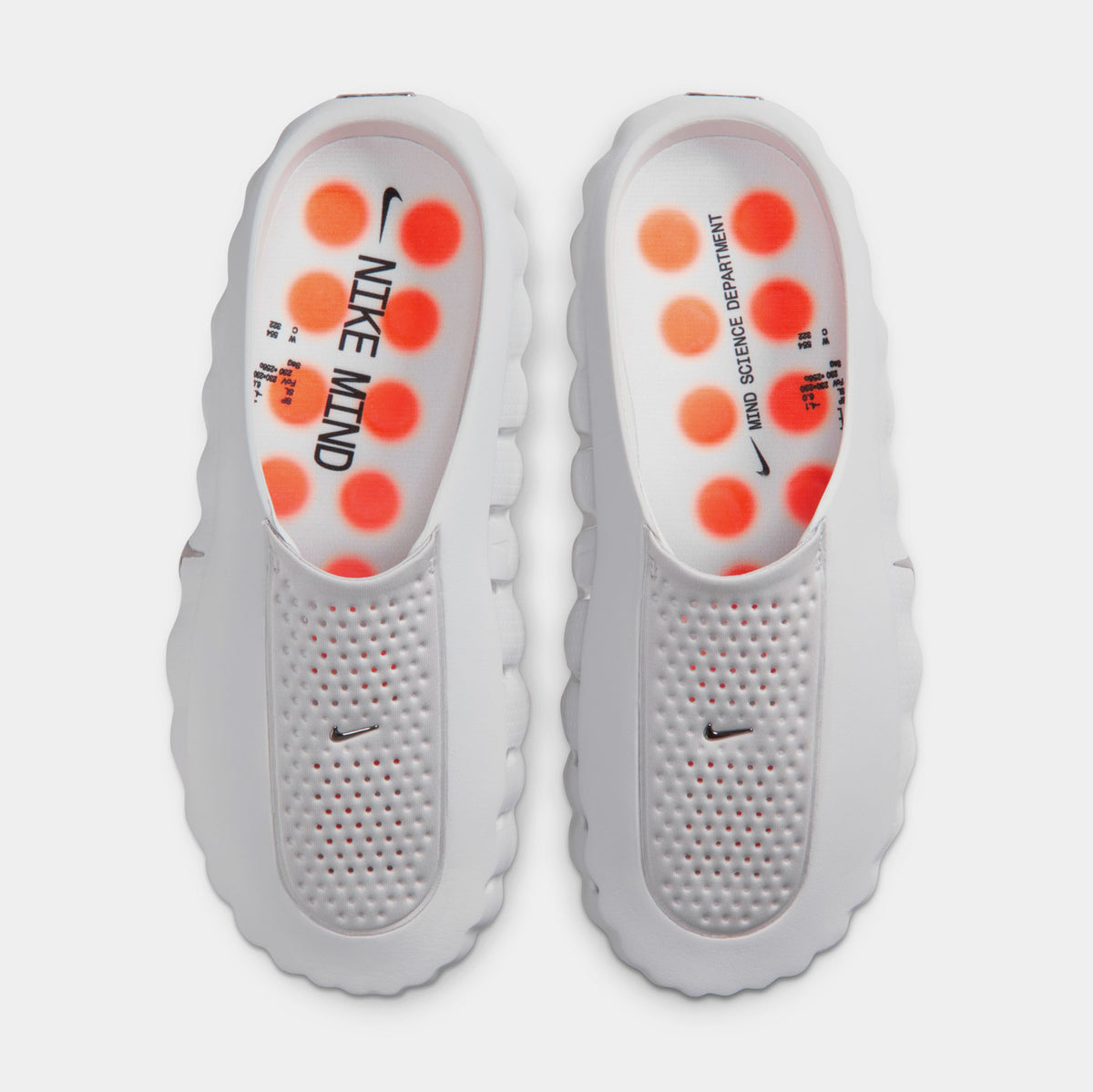 Nike Mind 001 Pregame Mules Mens Lifestyle Sandals Light Smoke