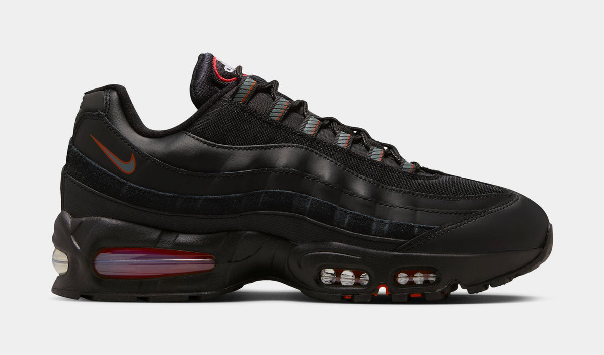 Nike Air Max 95 Big Bubble Mens Running Shoes Black Smoke Grey 