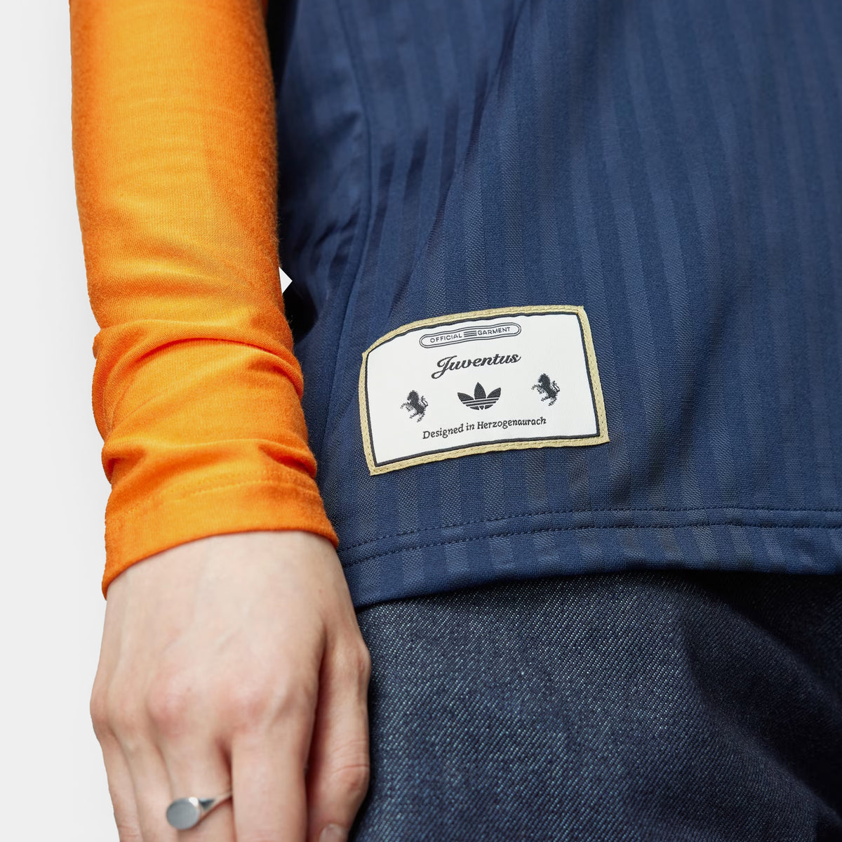 adidas Juventus Terrance Icons Mens Jersey Blue White JF0458