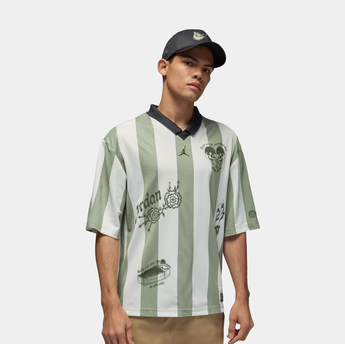 トップス JORDAN GOALIE TOP JADE HORIZON PHANTOM Jordan Brooklyn Goalie Top Mens Short Sleeve Shirt Jade Horizon