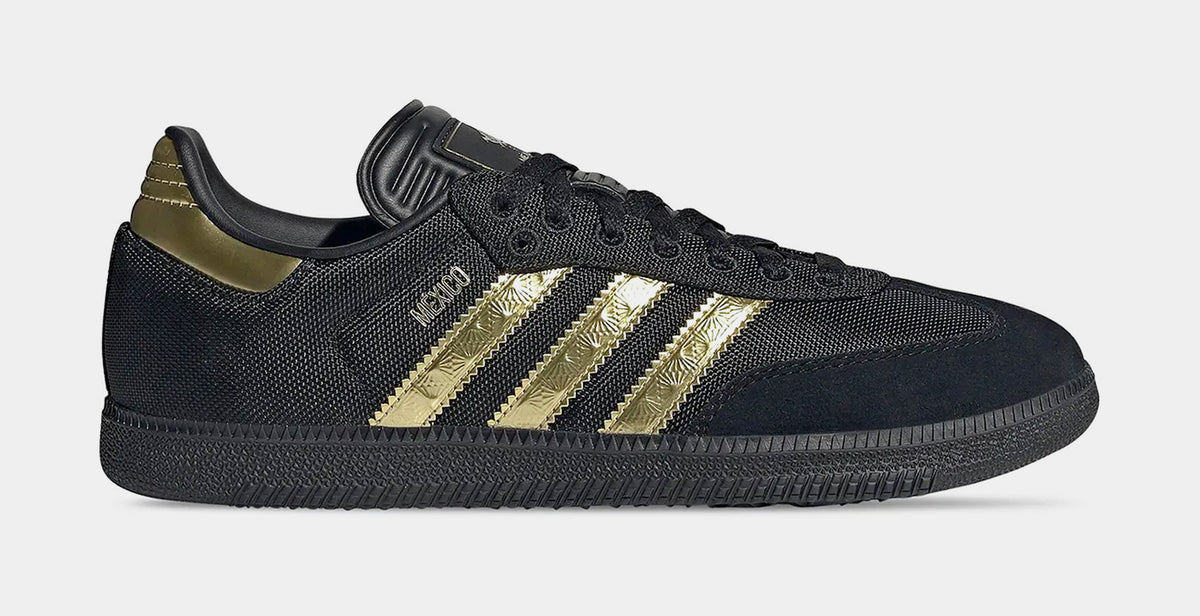 adidas Samba OG Mexico Mens Lifestyle Shoes Core Black Medtallic