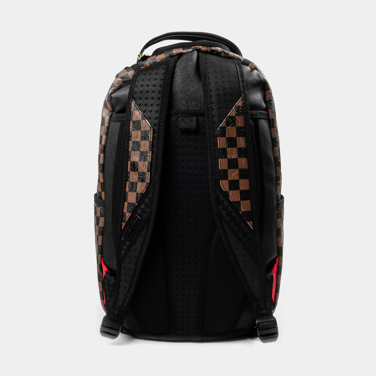 Sprayground Emboss 2 Checkered Mens Backpack Black Brown