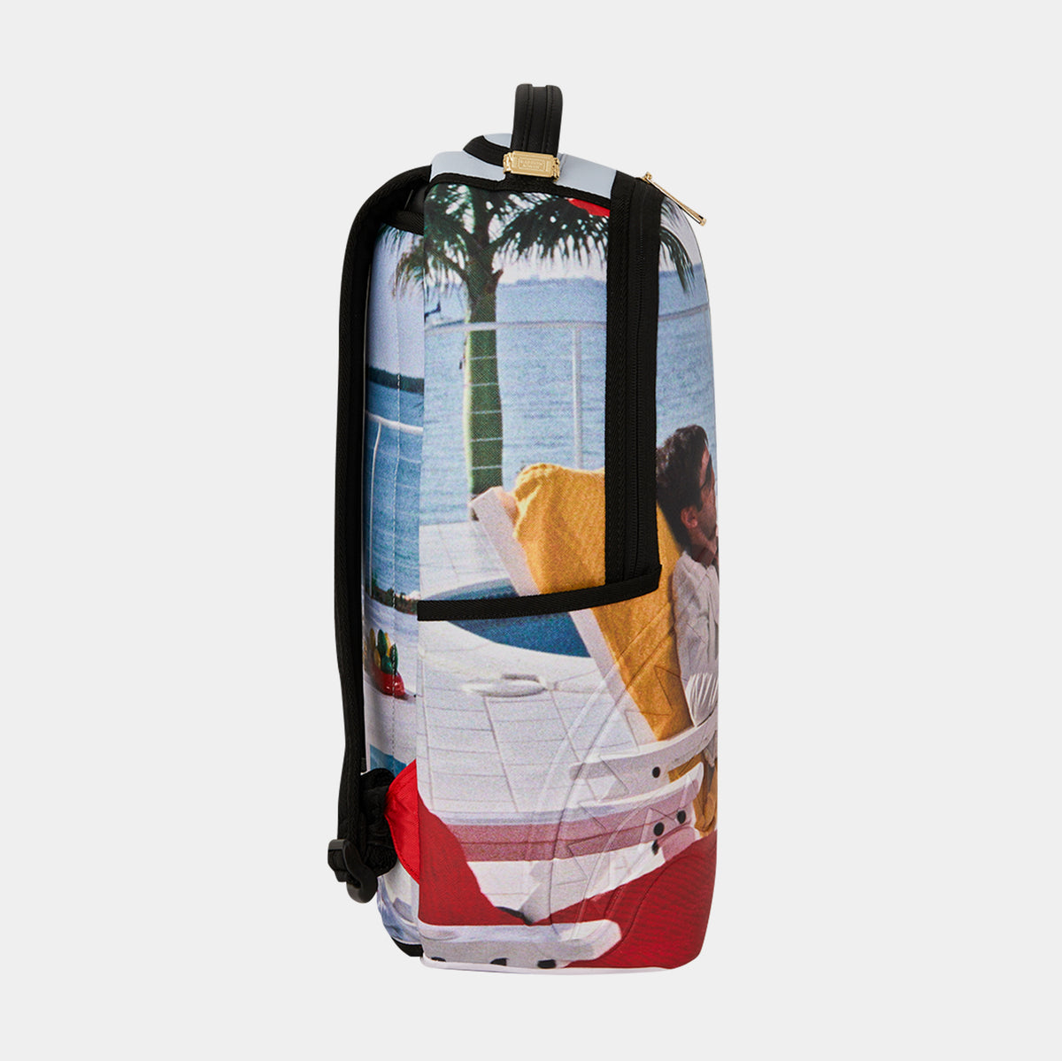 Sprayground Scarface Tony Montana Chillin Mens Backpack Blue Multi
