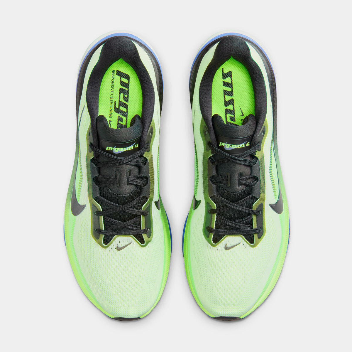 Nike Air Zoom Pegasus 42 Volt Tint Sapphire Mens Running Shoes