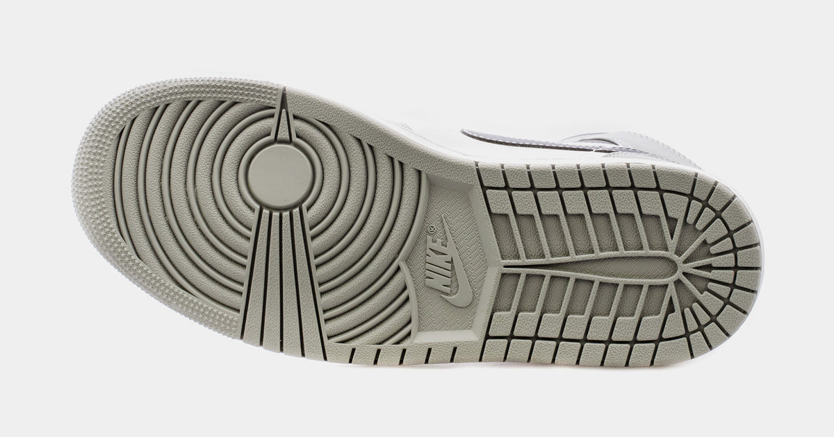 Jordan Air Jordan 1 Mid Mens Lifestyle Shoes Light Smoke Grey