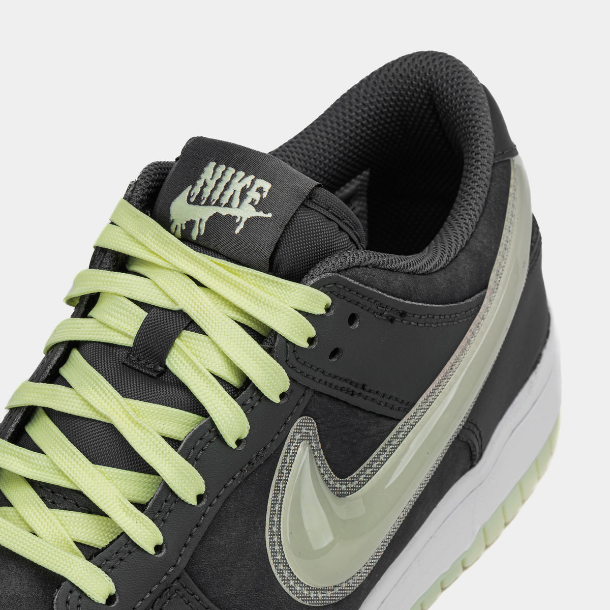 Nike Dunk Low Glow In The Dark Grade School Lifestyle Shoes Iron