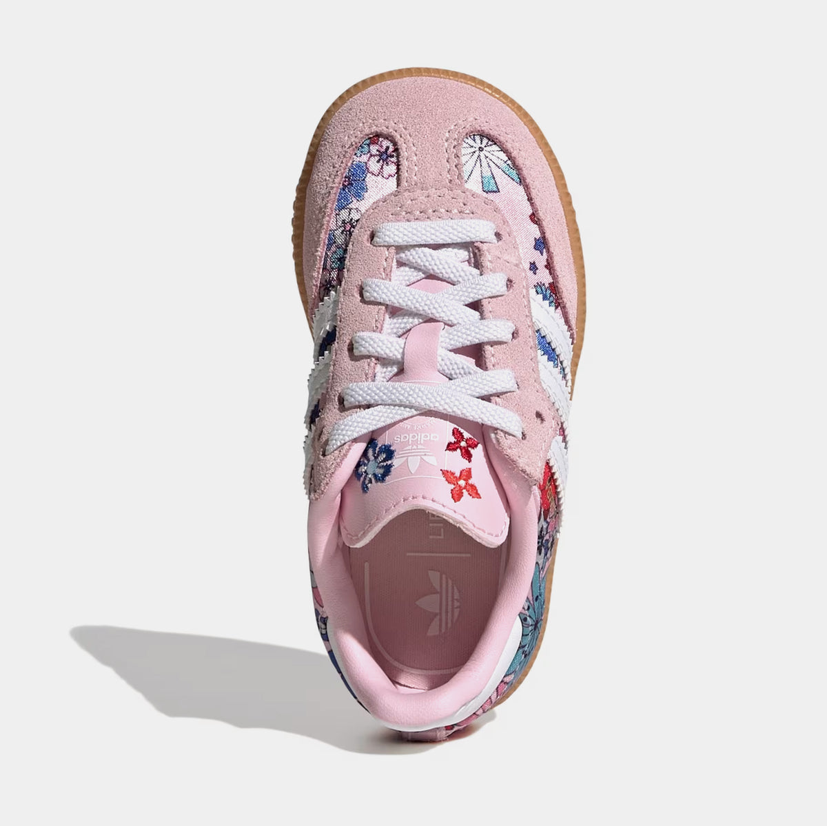adidas Originals Samba OG Liberty London Clear Pink/White Toddler Girls' Shoes, Size: 10