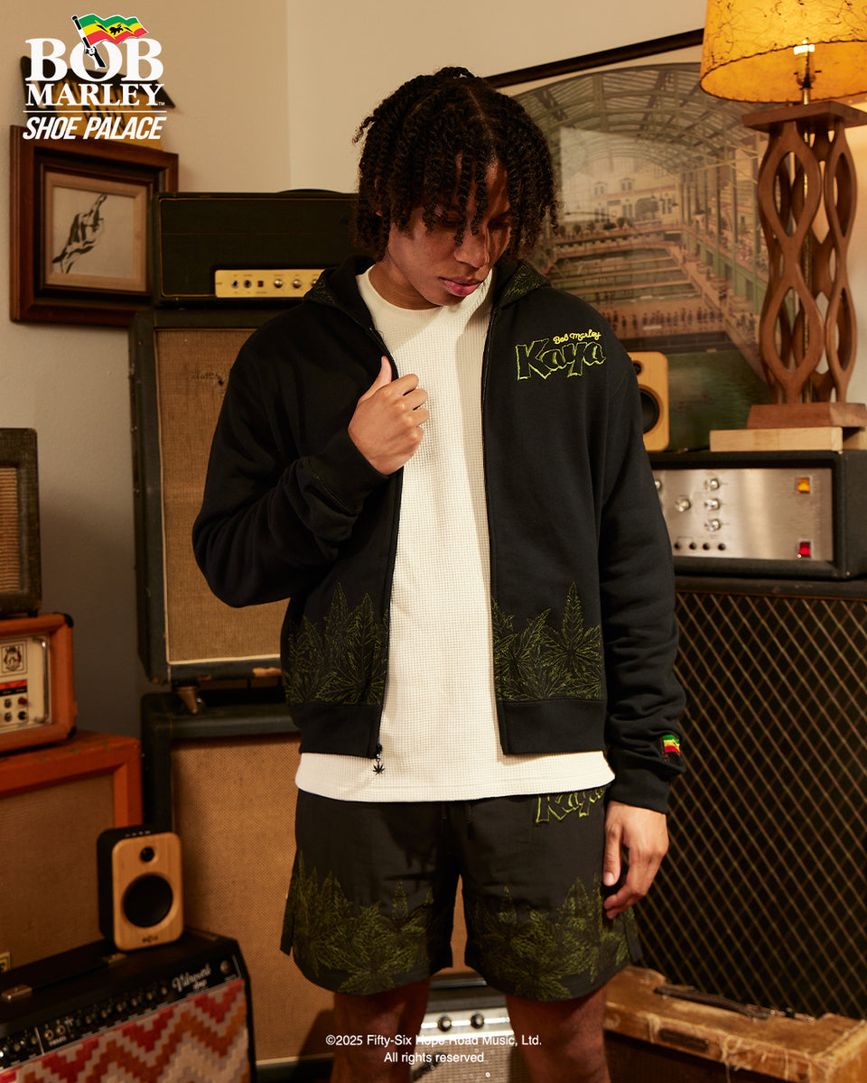 Shoe Palace SP x Bob Marley Kaya Hybrid Mens Shorts Black Green