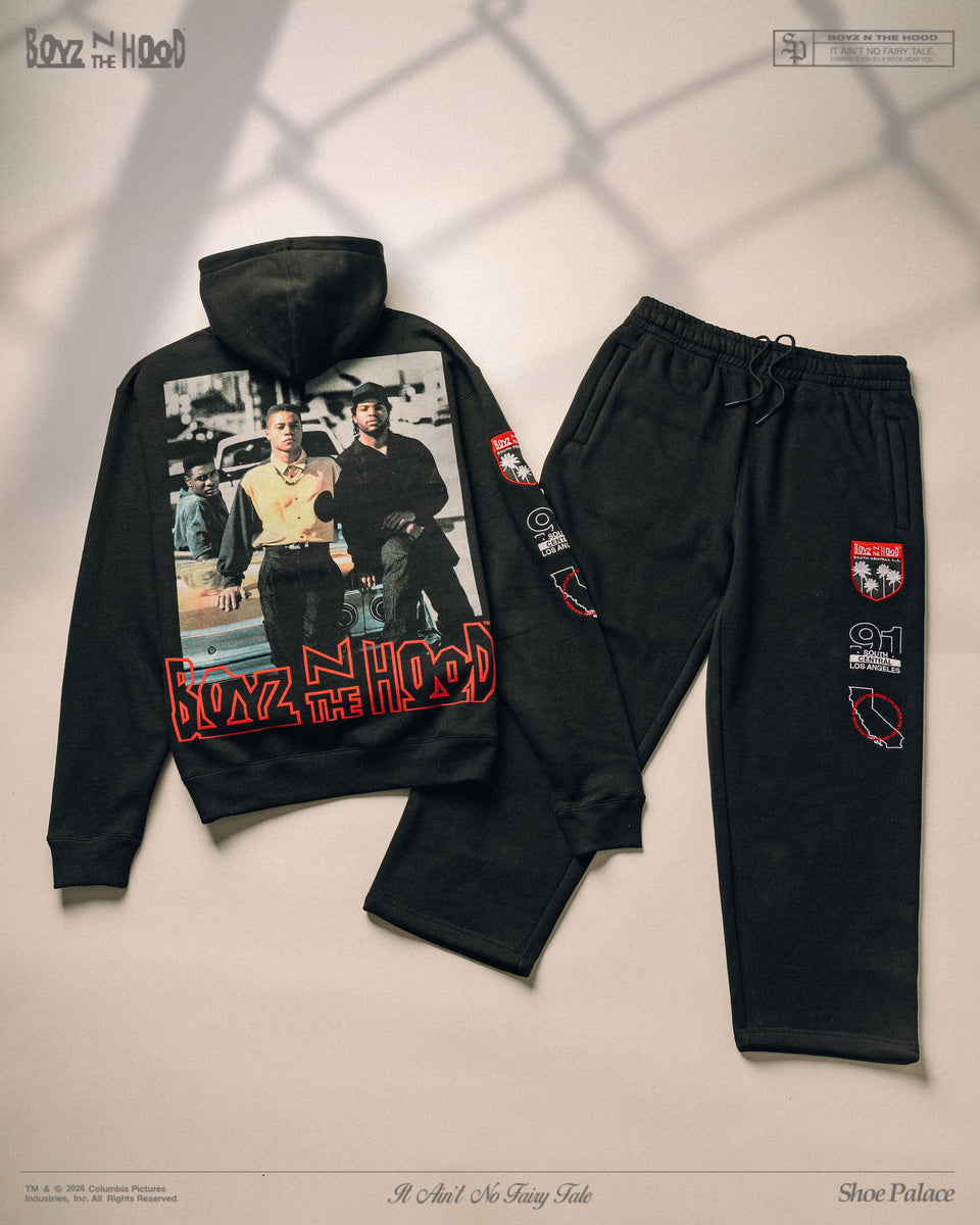 Shoe Palace SP x Boyz N The Hood 91 Pullover Mens Hoodie Black Red
