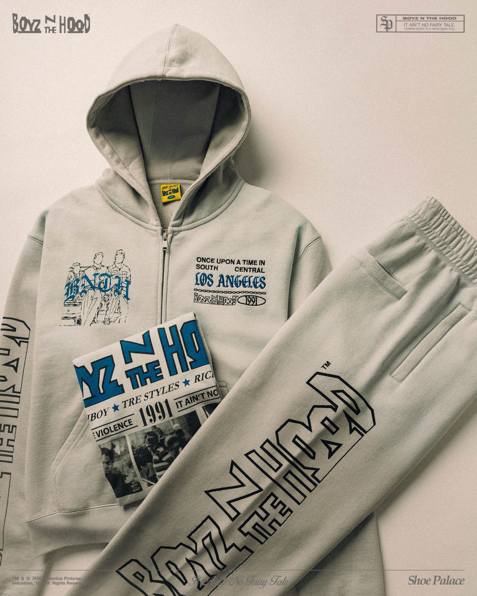 Shoe Palace SP x Boyz N The Hood Fleece Mens Sweatpants Grey Blue