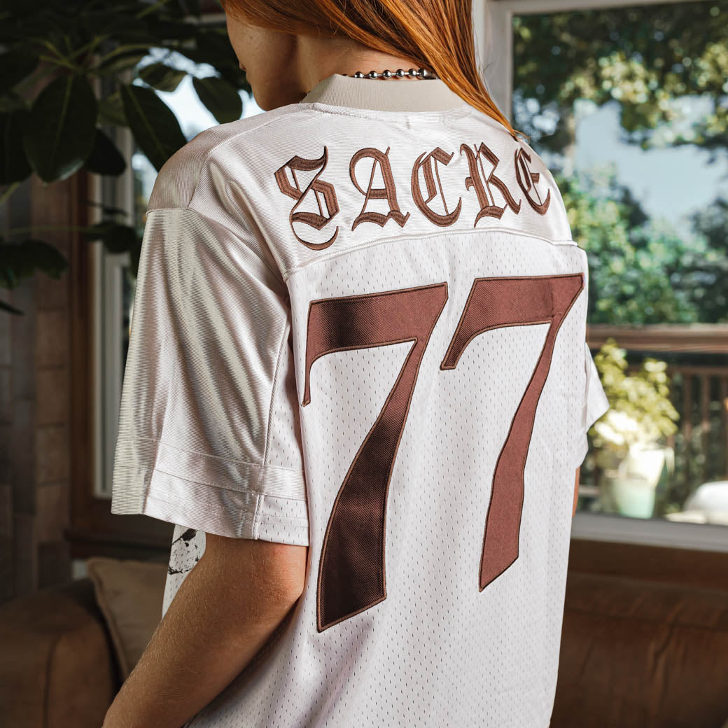 Sacré Angel Mesh Womens Jersey Cream Brown SCRMJ102 – Shoe Palace