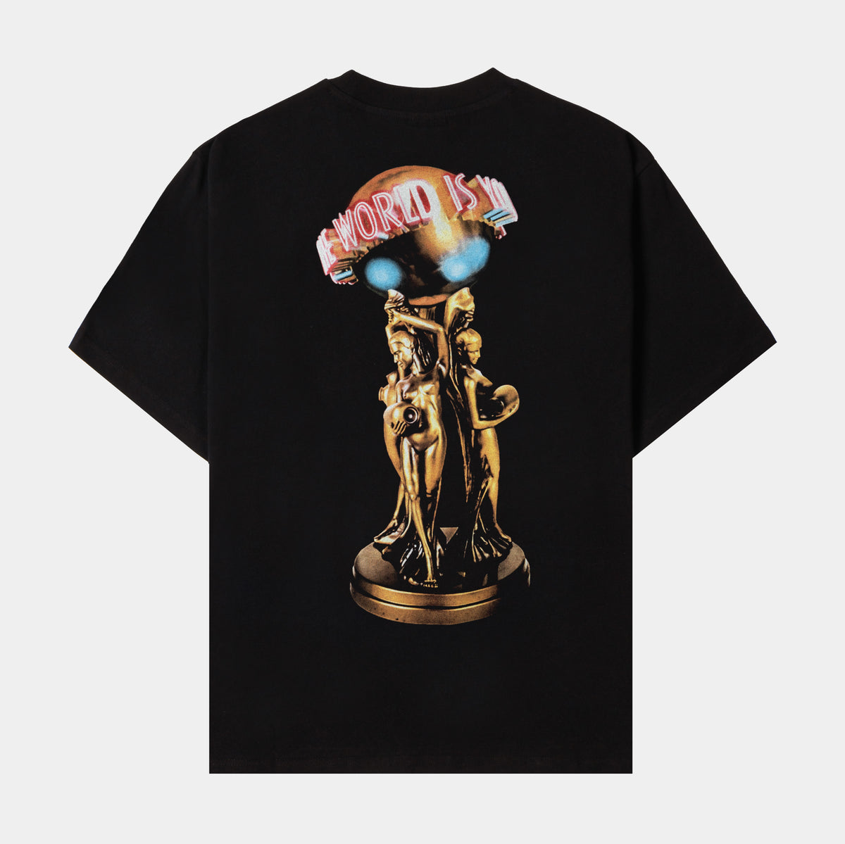 Shoe Palace SP x Scarface Tony Mens Short Sleeve Shirt Black Cream