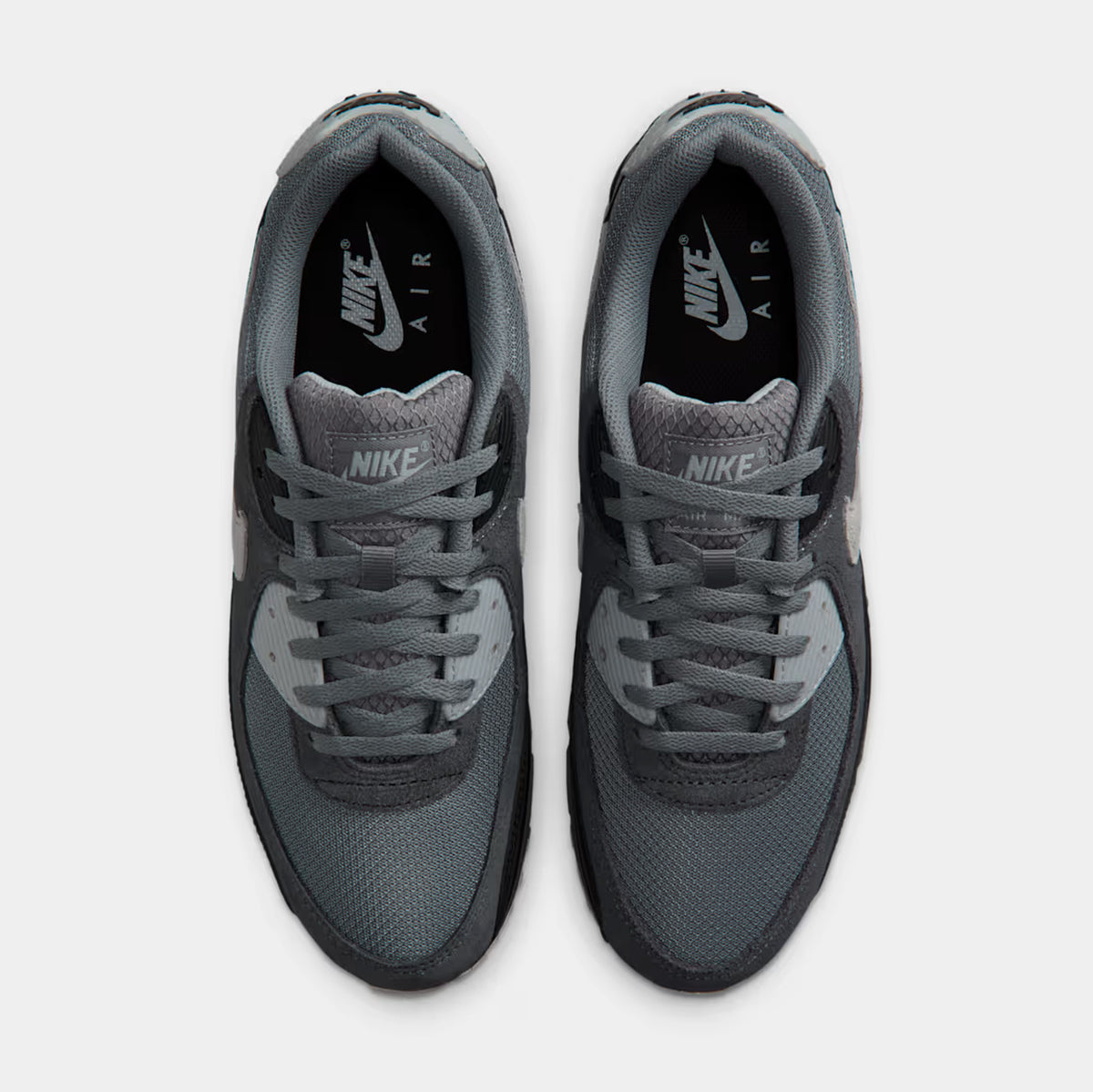 Nike Air Max 90 Mens Running Shoes Smoke Grey Black Dark Smoke