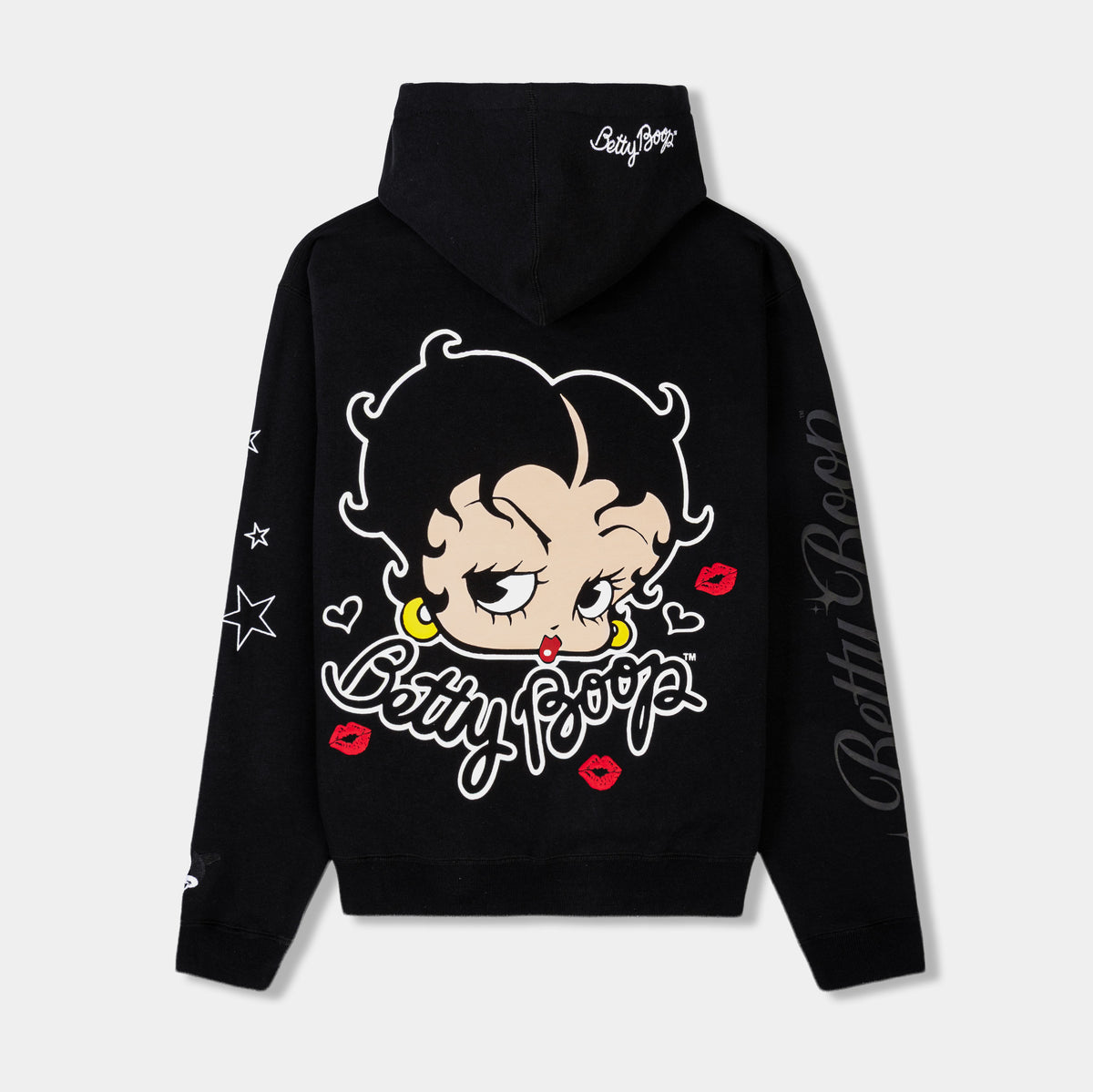 SP x Betty Boop Fleece Mens Hoodie Black Red BBPHD101 – Shoe Palace