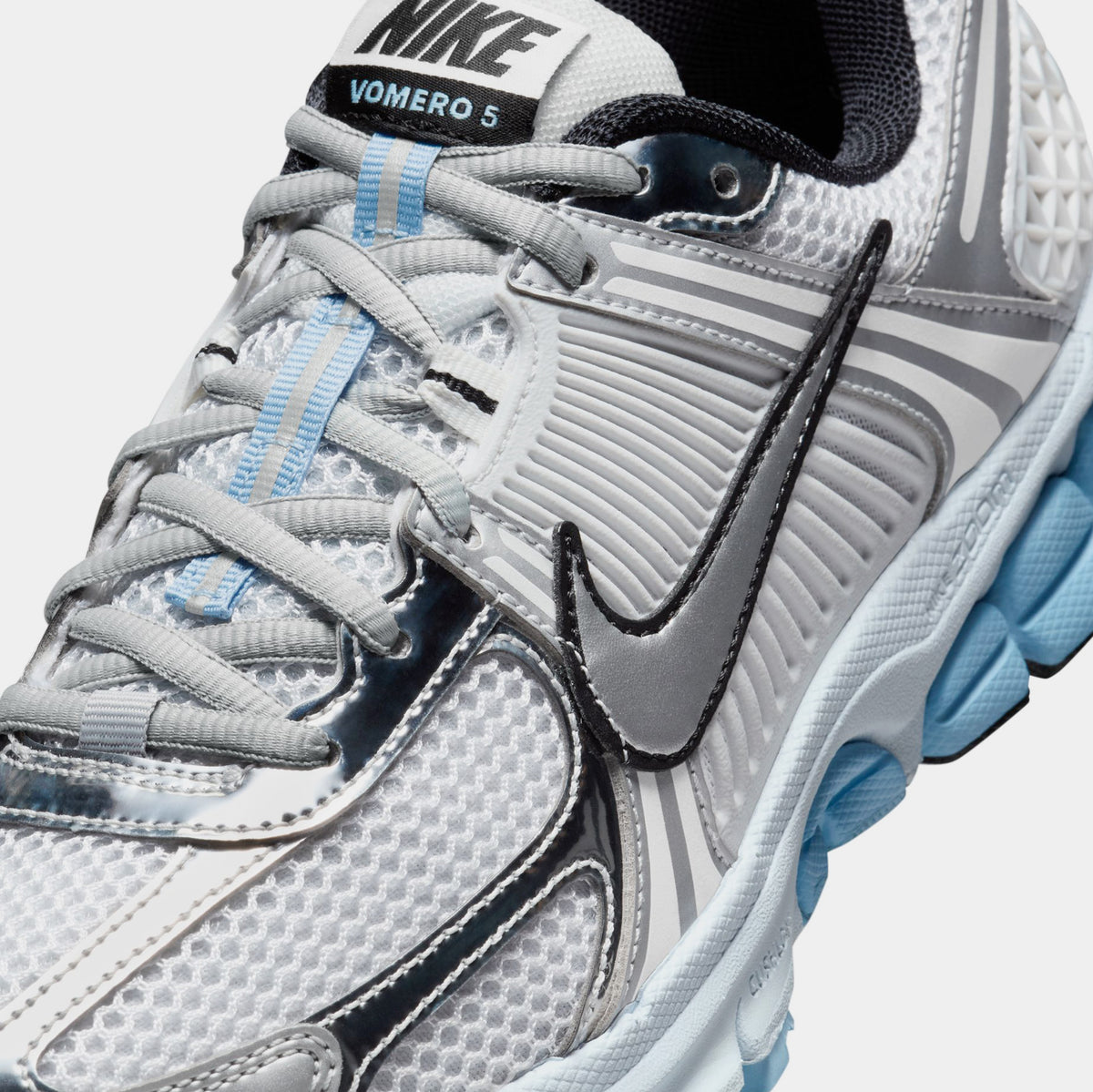 Nike Zoom Vomero Metallic Silver Blue Tint Womens Running Shoes