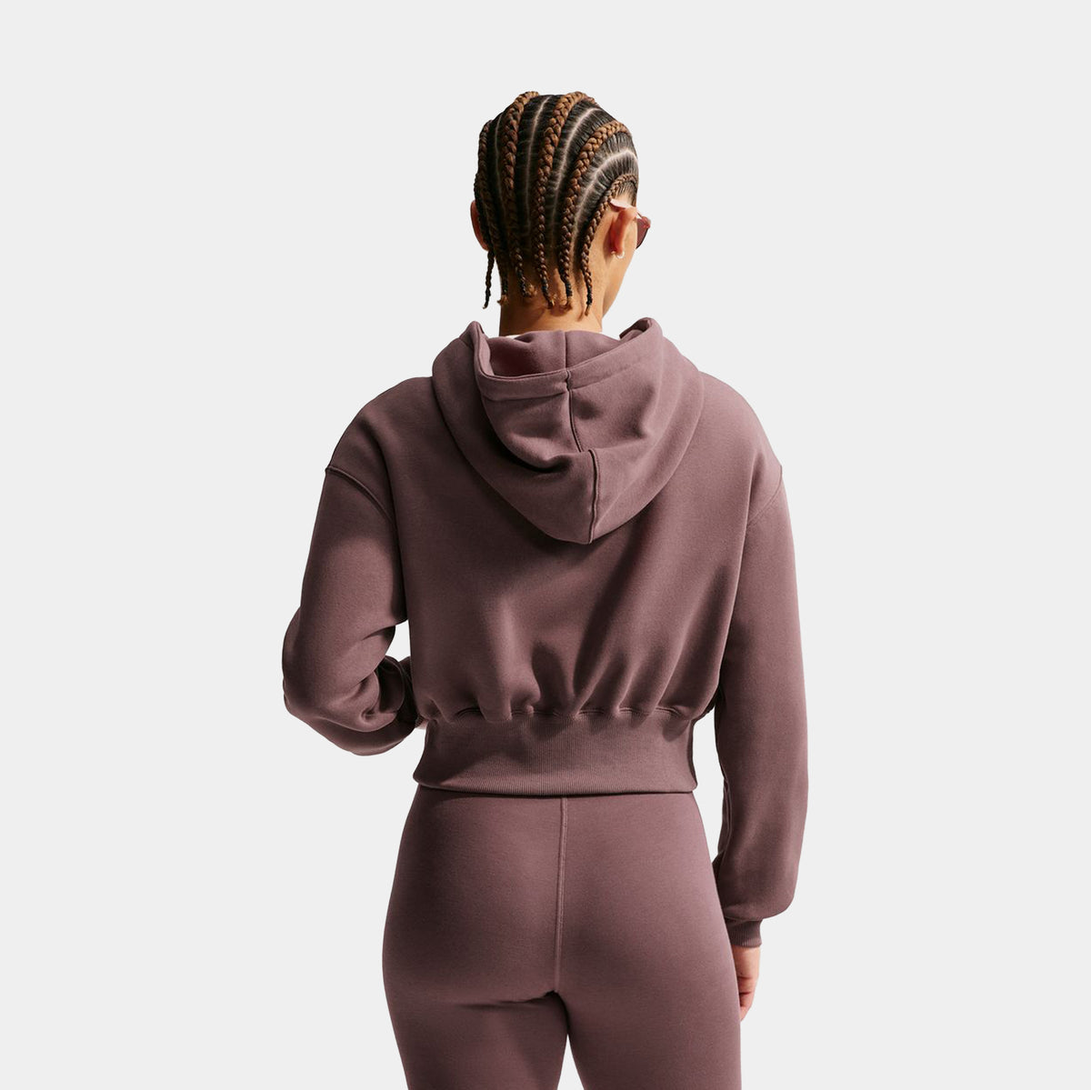 Nike NSW Phoenix Fleece Loose Full Zip Cropped Womens Hoodie