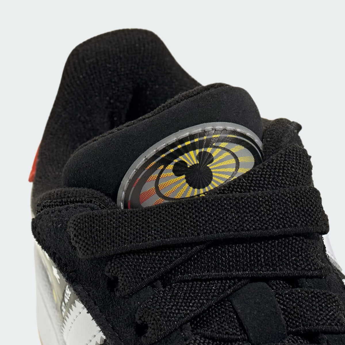 adidas Disney Mickey Mouse Campus 00s LED Lights Comfort Closure Elastic Lace Shoes Kids - Kids - Core Black / Cloud White / Red