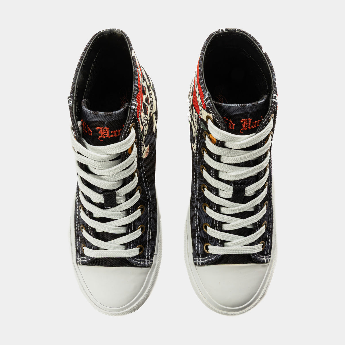 Ed Hardy Kills Love Slowly High Top Womens Lifestyle Shoes 