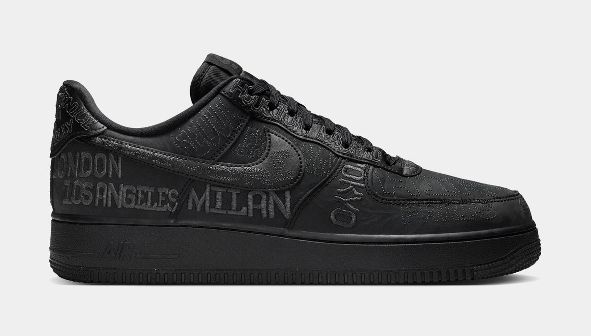 Nike Air Force 1 '07 LV8 Mens Lifestyle Shoes Black Black