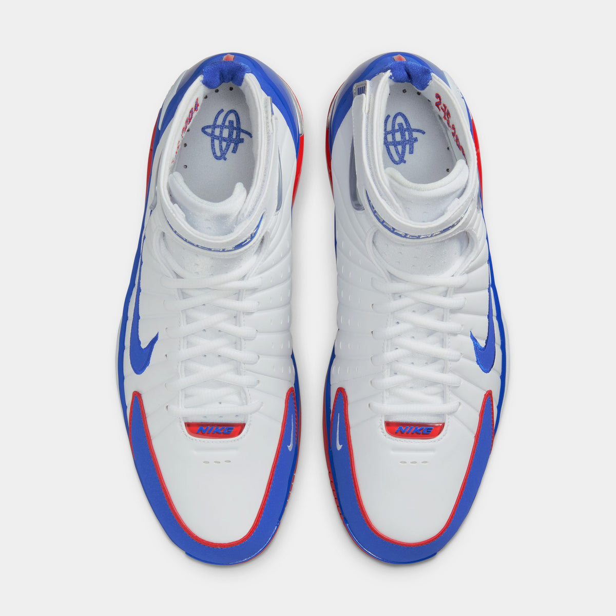 Nike Air Huarache 2K4 Basketball Shoes White Blue Red Mens Size 10 308475-100 Size 11 - Nike Air Zoom Huarache 2K4 All-Star 308475-100  main image 4