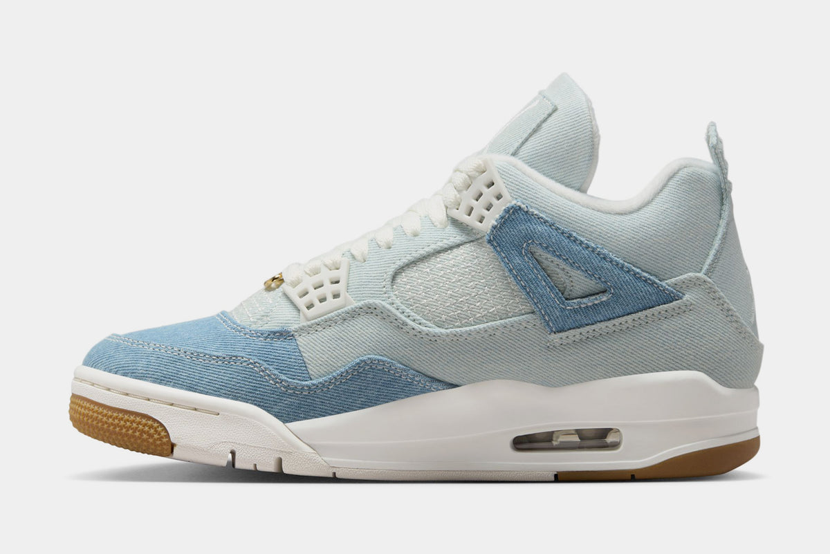 jordans 4 light blue