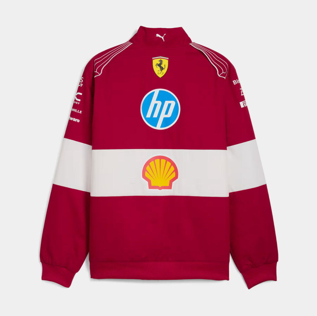 PUMA Scuderia Ferrari Racing Mens Jacket Dark Cherry 763954 01