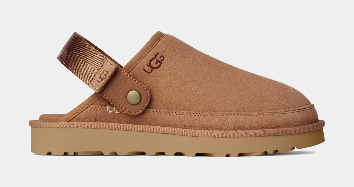 Mens UGG Chestnut Suede Platform Clog Sandals with Cream Sole UGG Classic Men main image 3