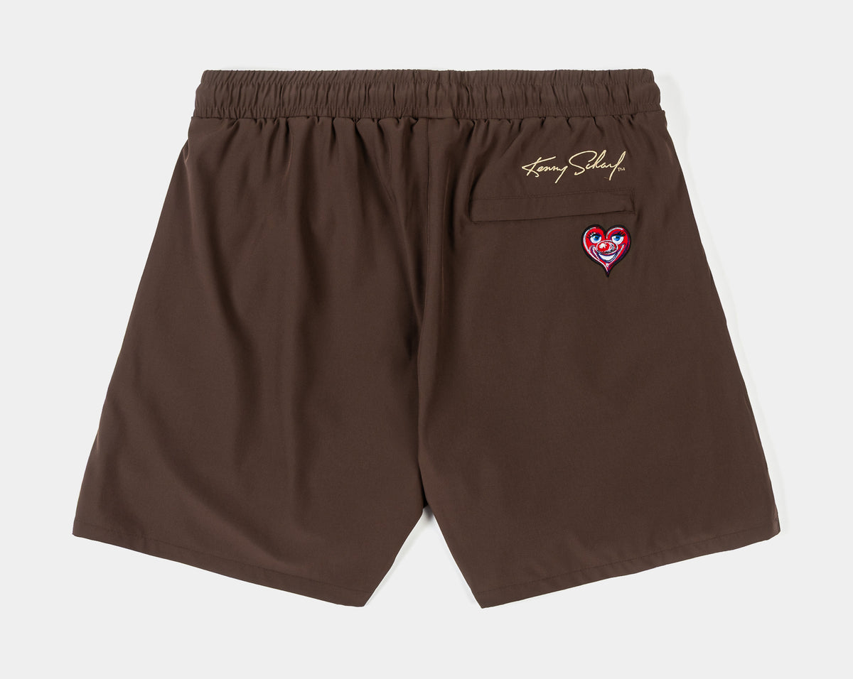 SHoe Palace SP x Kenny Scharf Heart Hybrid Mens Shorts Brown Brown