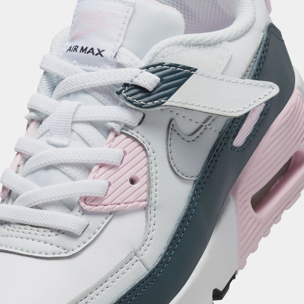 Nike Air Max 90 EasyOn Preschool Lifestyle Shoes White Pink Foam