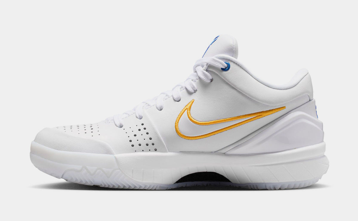Nike Kobe 4 Draft Pack Grade School Basketball Shoes White Glacier
