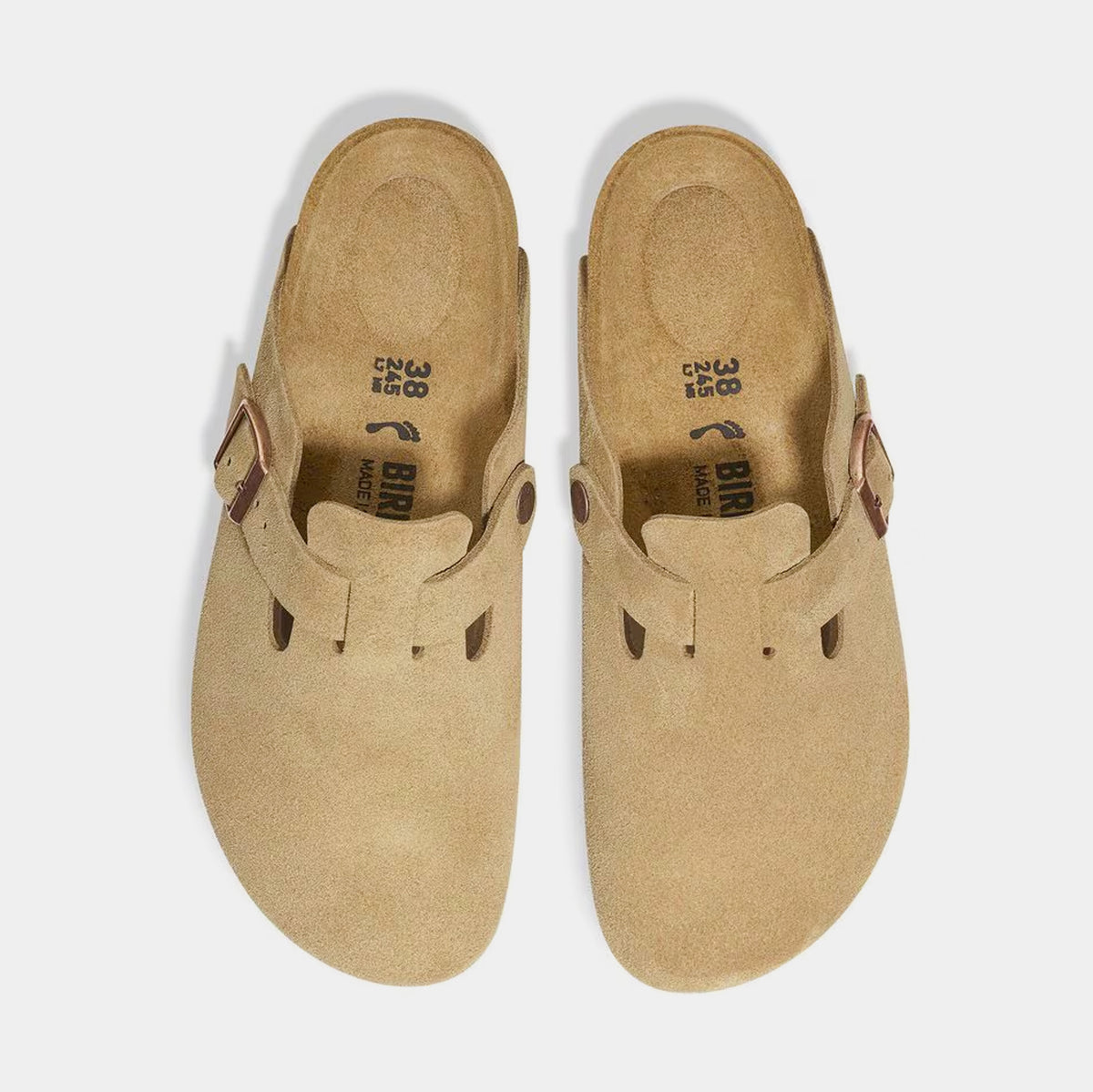 Birkenstock Boston Mens Sandals Latte Cream 1026181 – Shoe Palace