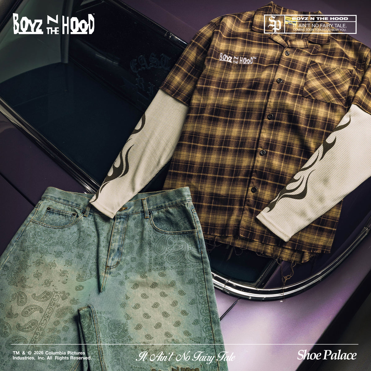 Shoe Palace SP x Boyz N The Hood Stop The Violence Button Up Mens 
