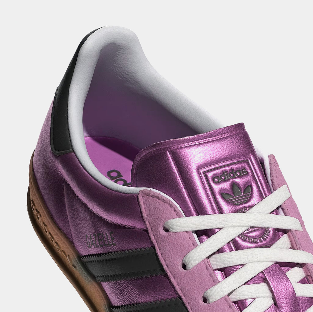 adidas gazelle silver green womens adidas Gazelle Indoor Shoes - Women's - Bliss Lilac / Core Black / Purple