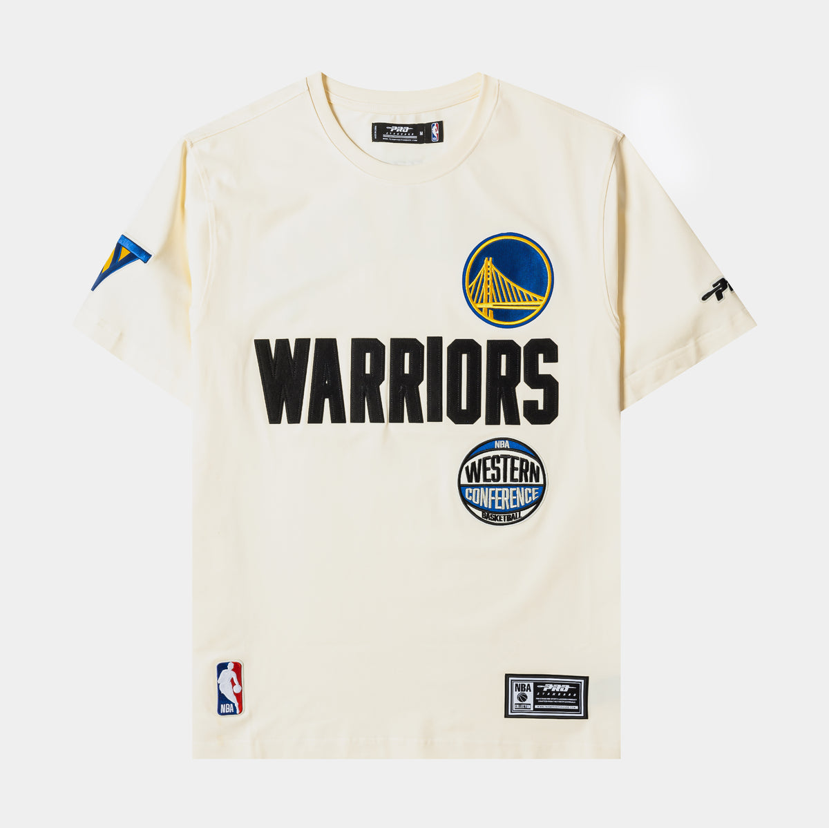 golden state warriors dress shirt PRO STANDARD Original Mens Short Sleeve (Beige/White) GE products