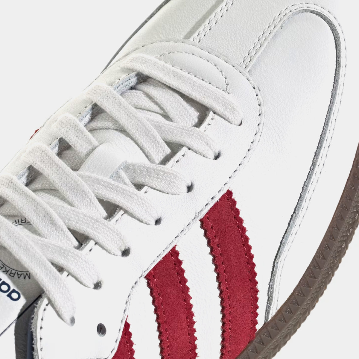 adidas Samba OG Mens Lifestyle Shoes White Red Blue IH4881 – Shoe Palace