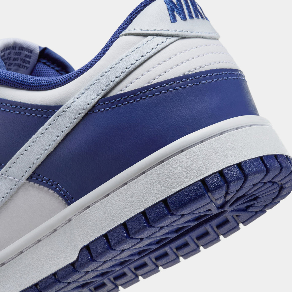 Nike Dunk Low Sneakers Mens Size 11.5 Royal Blue White Leather Shoes FJ2253-901 Nike Dunk Low Retro Men main image 3