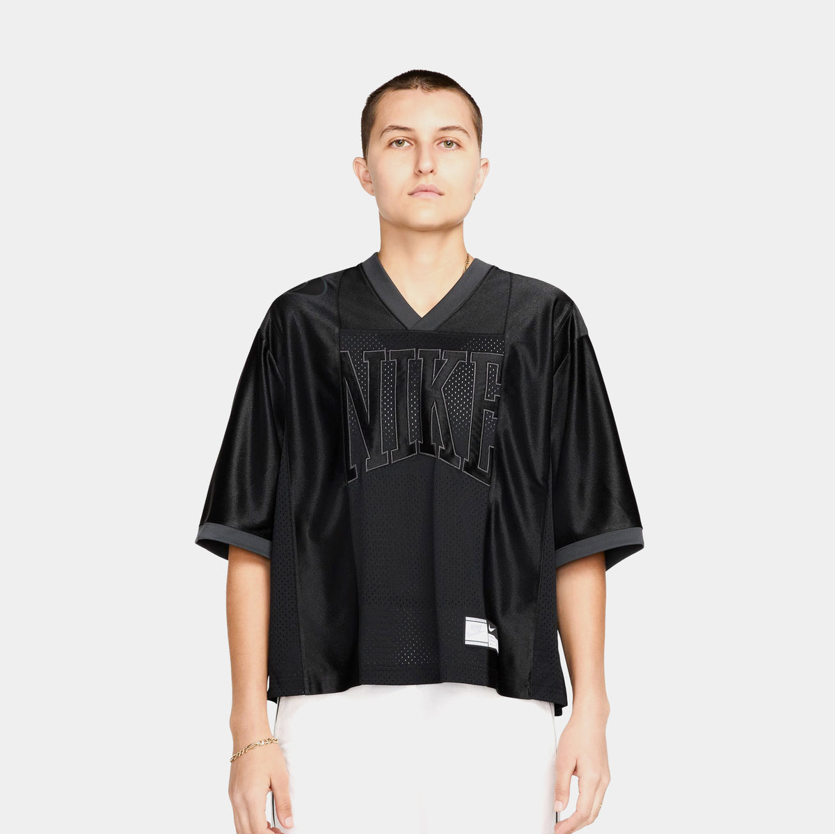 Nike NSW Oversized Graphic Womens Jersey Black Anthracite HJ0280