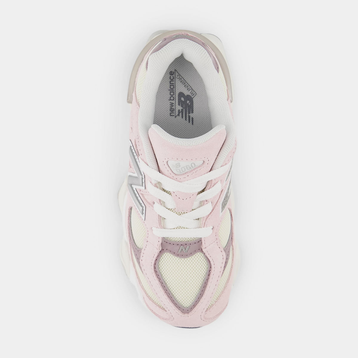 New Balance 9060 Preschool Running Shoes Pink Yellow White