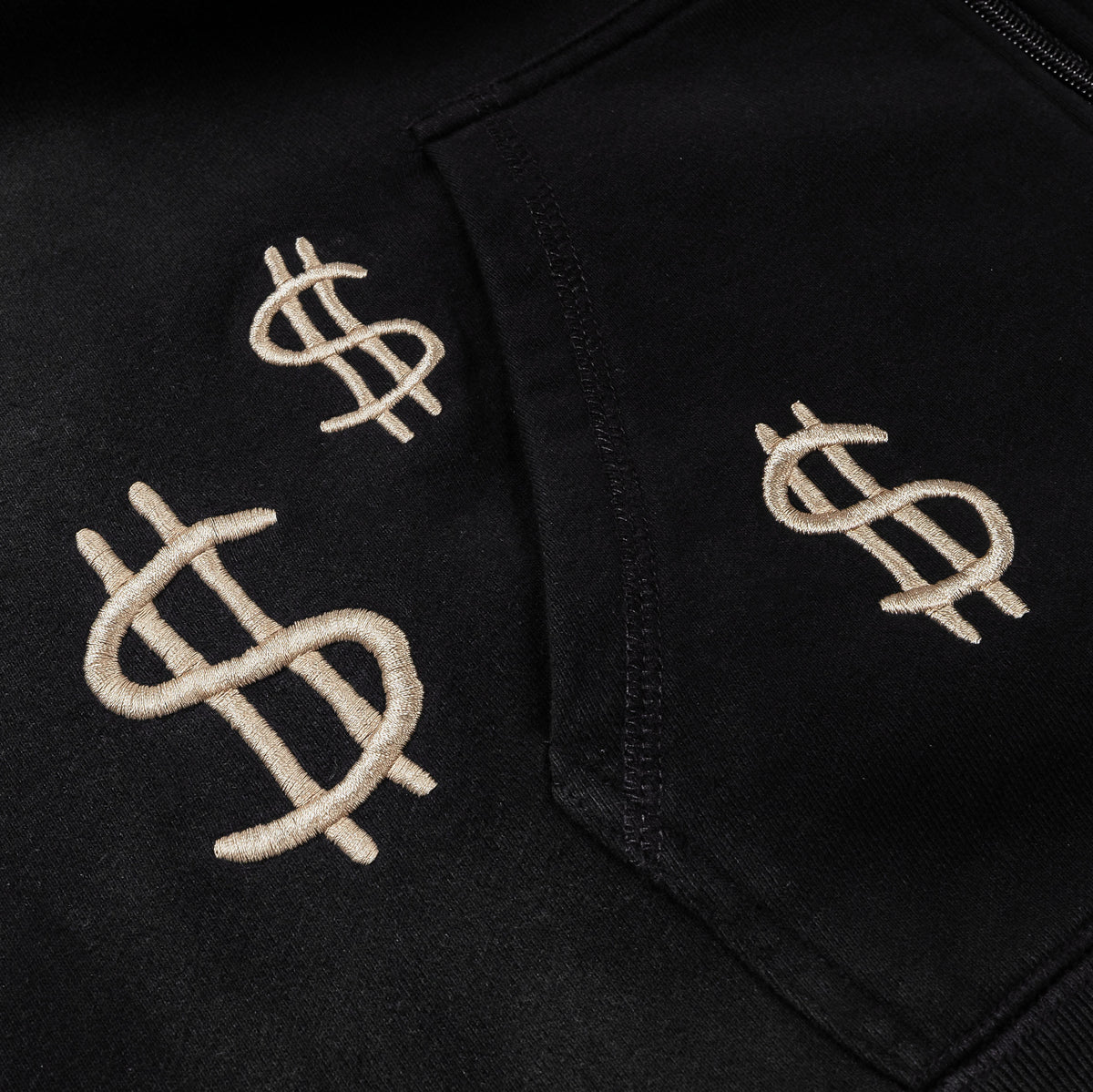 Shoe Palace SP x Monopoly Money Talks Washed Full Zip Mens Hoodie