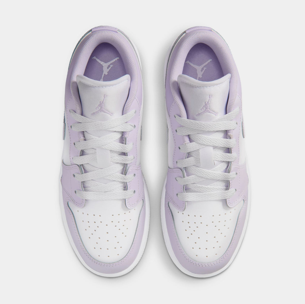 Jordan Air Jordan 1 Low Grade School Lifestyle Shoes Barely Grape